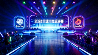 电竞赛事现场舞台