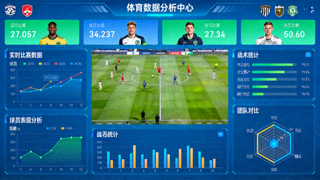 体育数据分析仪表盘
